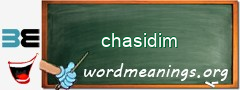 WordMeaning blackboard for chasidim